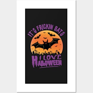 Frickin Bats | Funny Halloween Posters and Art